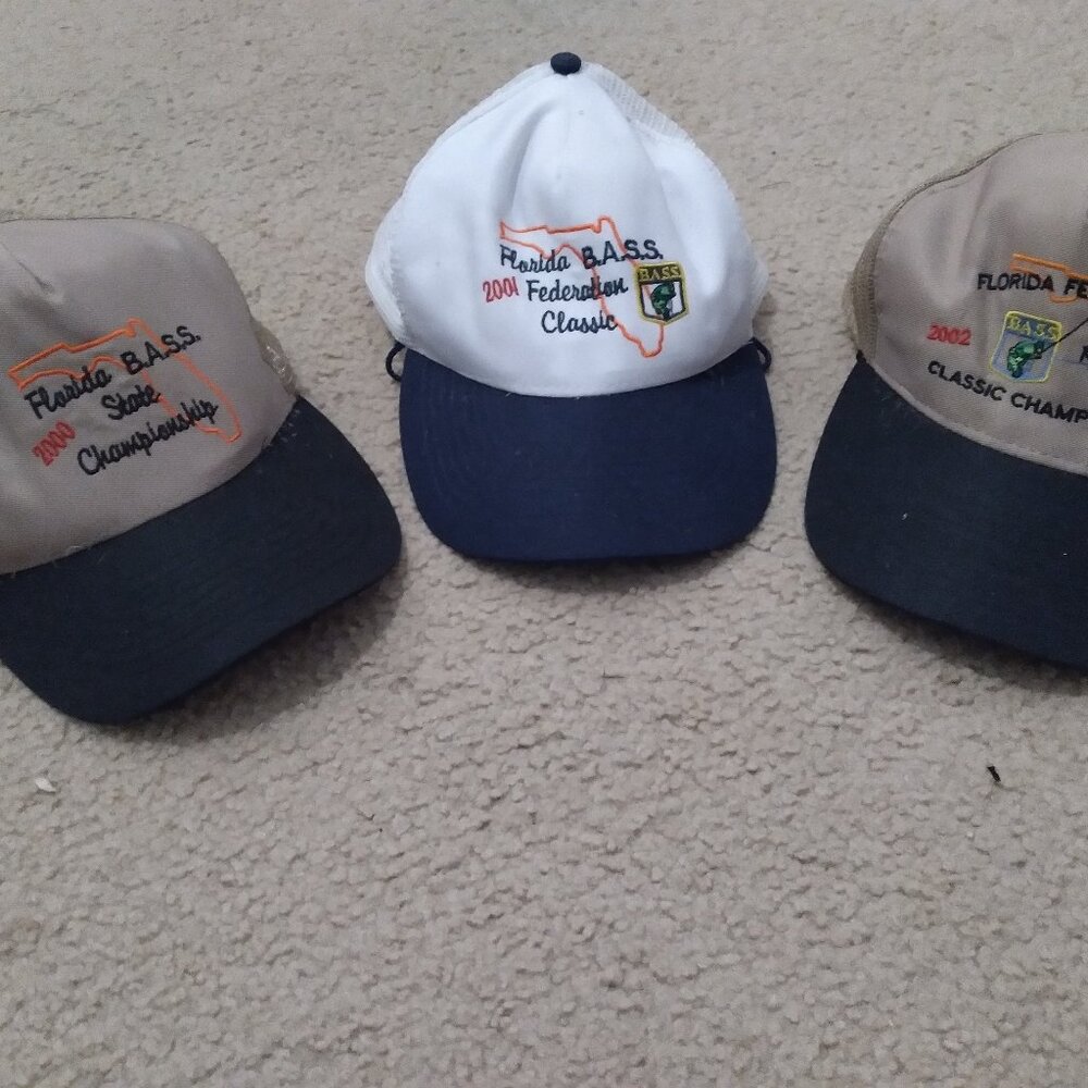 Trucker Fishing Cap Bundle of 3
